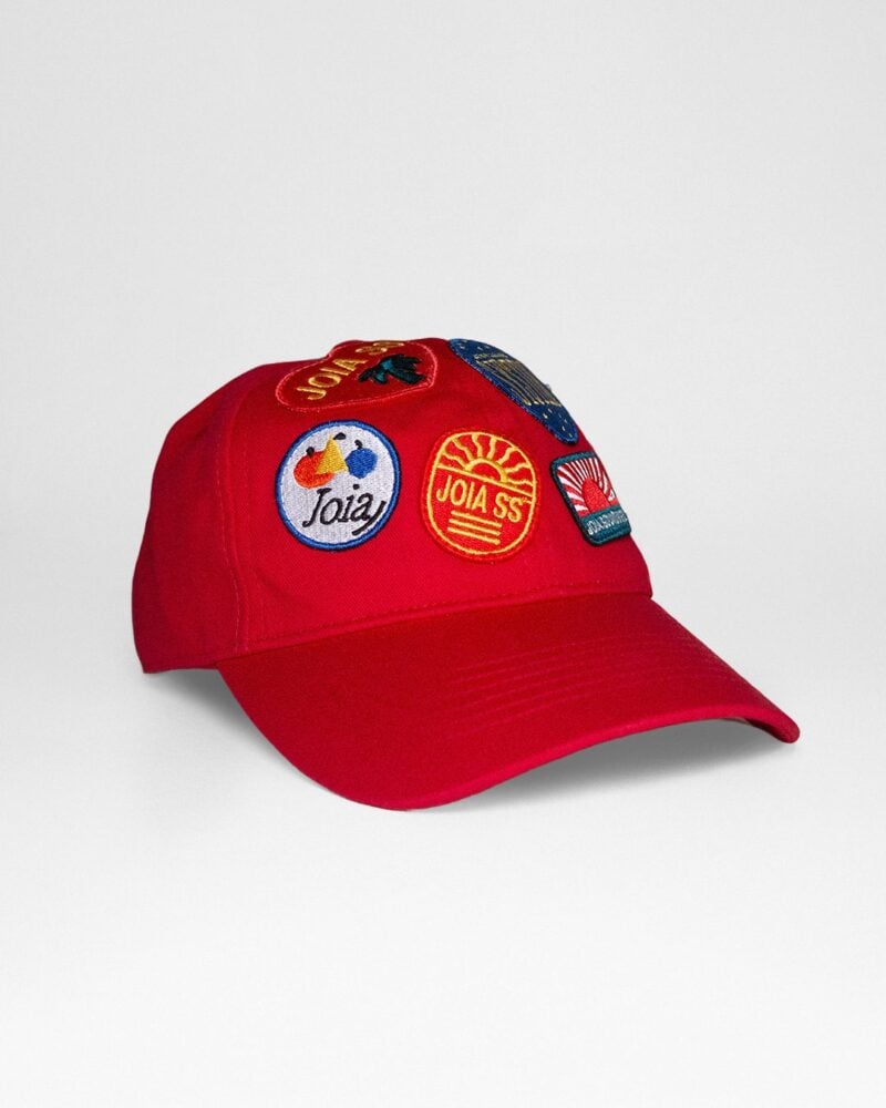 Dad Hat Parches JOIASS Rojo